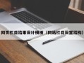 渭南网页栏目结果设计模板（网站栏目设置结构）